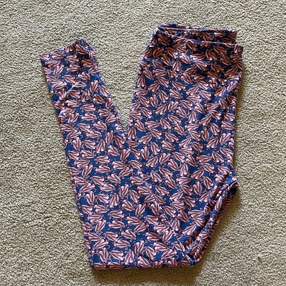 🔥BOGO🔥 Lularoe Leggings TC Ballerina Dance Pointe Shoes